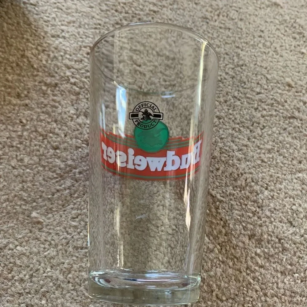 Budweiser One Pint Beer Glass